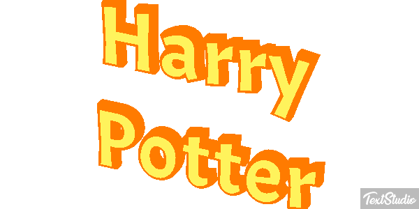 Harry Potter Tekst effect