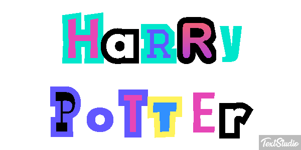 Harry Potter Tekst effect