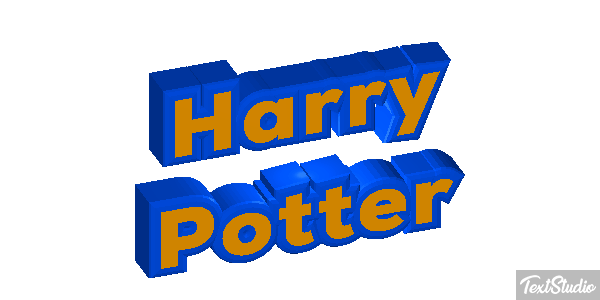Harry Potter Tekst effect