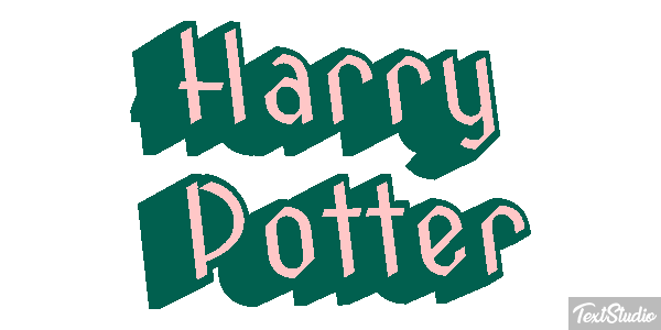 Harry Potter Tekst effect
