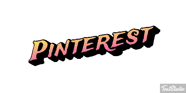Pinterest Efeito do texto