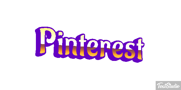 Pinterest Efeito do texto