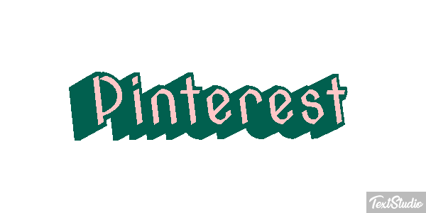 Pinterest Efeito do texto