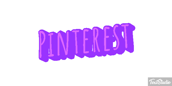 Pinterest Efeito do texto