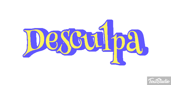 Desculpa Effet de texte