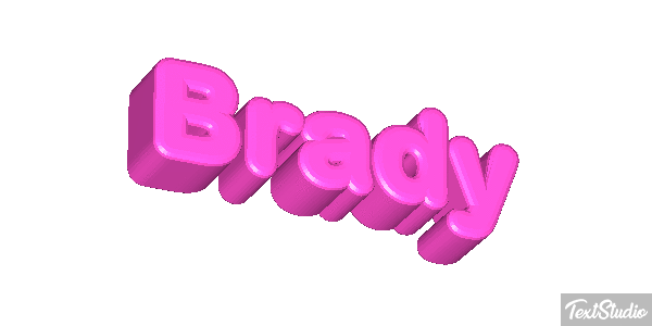 Brady Text effect