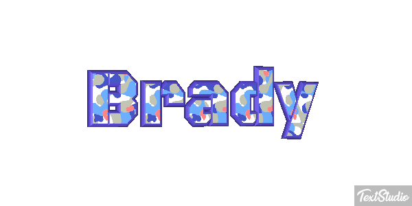 Brady Text effect