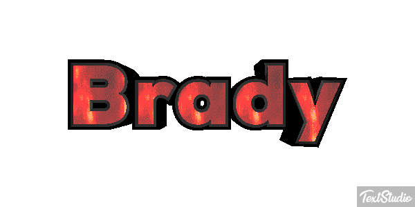 Brady Text effect