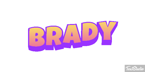 Brady Text effect
