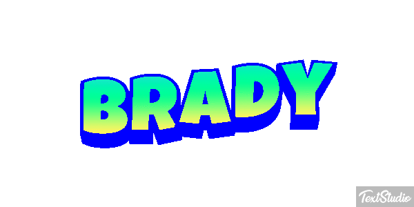 Brady Text effect