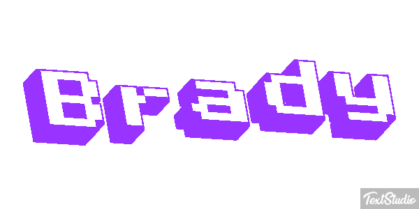 Brady Text effect