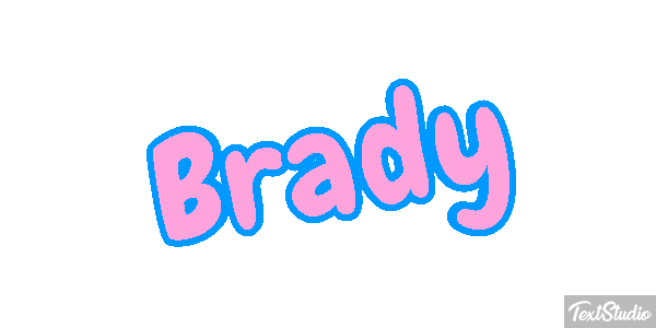 Brady Text effect