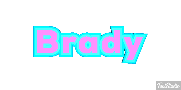 Brady Text effect