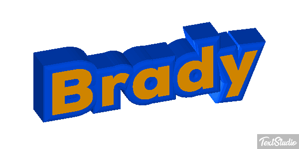 Brady Text effect