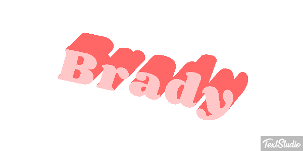 Brady Text effect