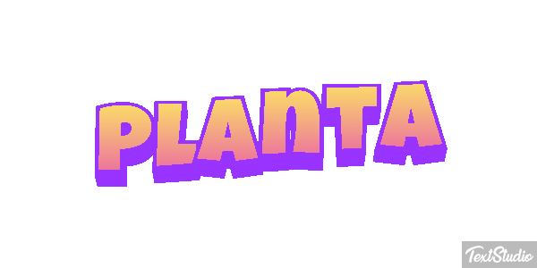 Planta Текстовый эффект