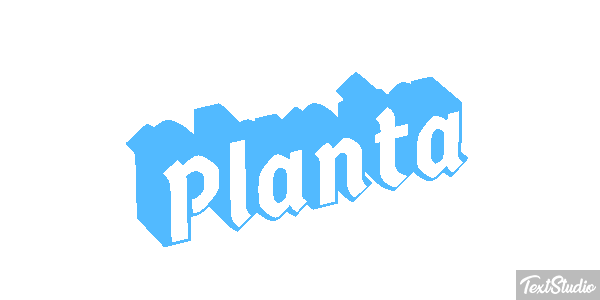 Planta Текстовый эффект