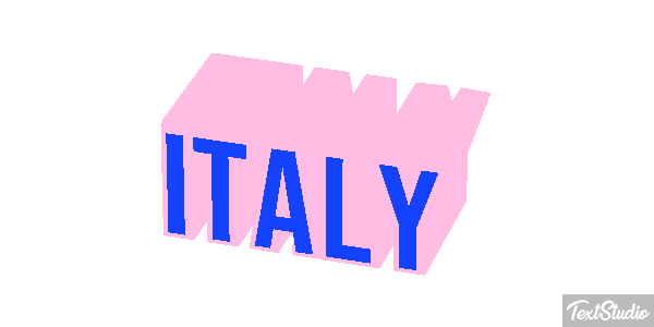 Italy Text effect