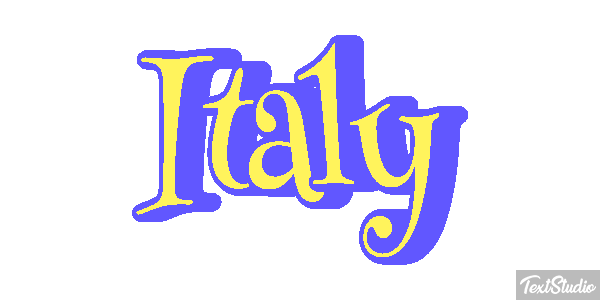 Italy Text effect