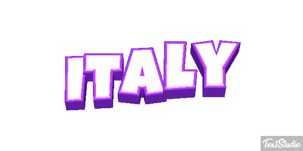Italy Text effect