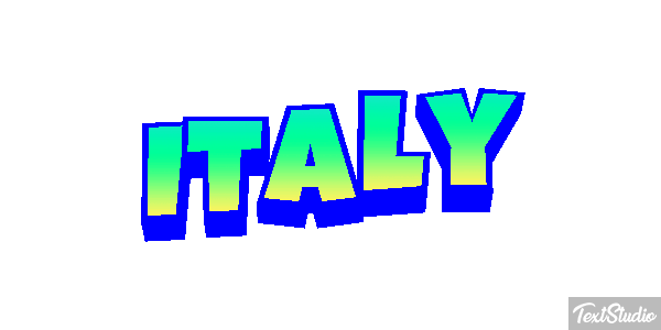 Italy Text effect