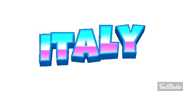 Italy Text effect