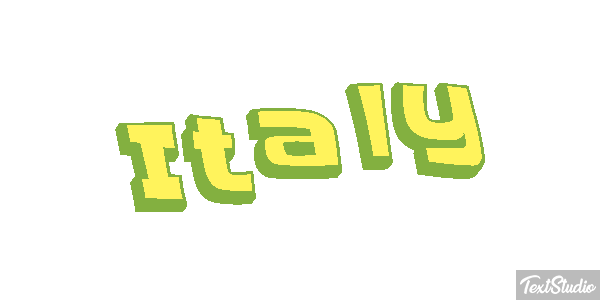 Italy Text effect