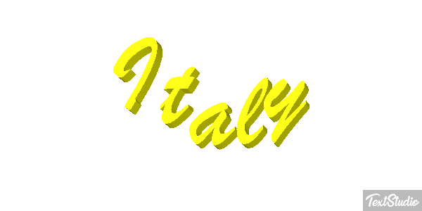 Italy Text effect