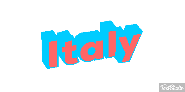 Italy Text effect