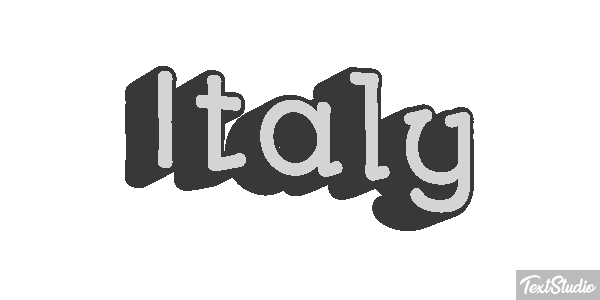 Italy Text effect