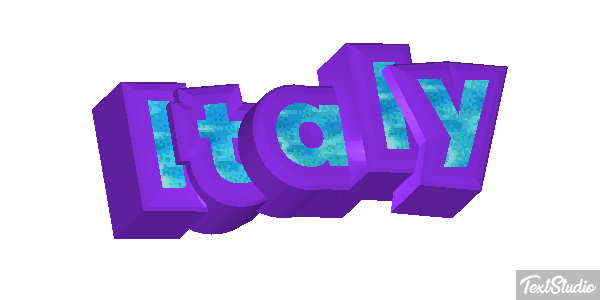 Italy Text effect
