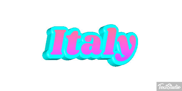 Italy Text effect