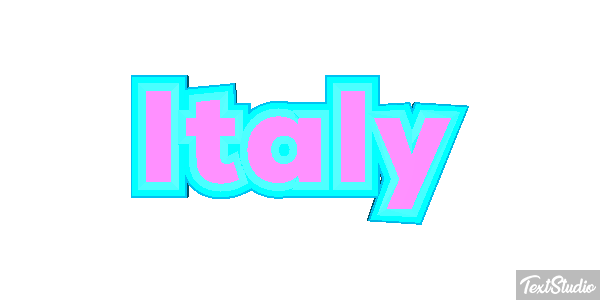 Italy Text effect