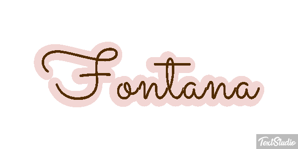 Fontana Efekt tekstowy