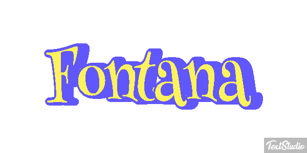Fontana Efekt tekstowy