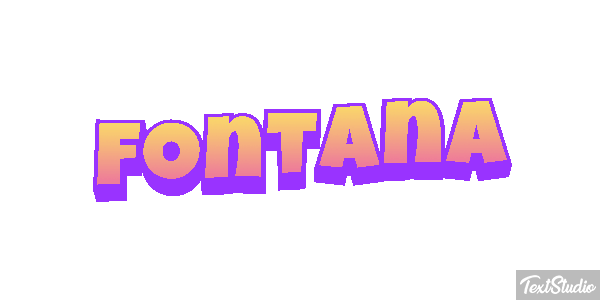 Fontana Efekt tekstowy