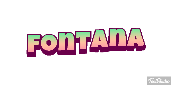 Fontana Efekt tekstowy