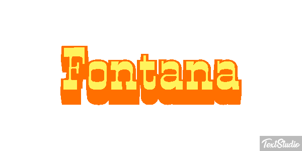 Fontana Efekt tekstowy