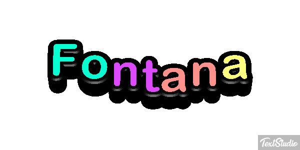 Fontana Efekt tekstowy