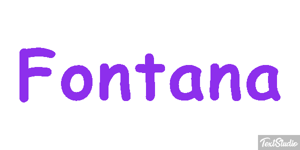 Fontana Efekt tekstowy