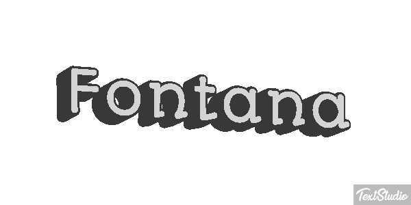 Fontana Efekt tekstowy