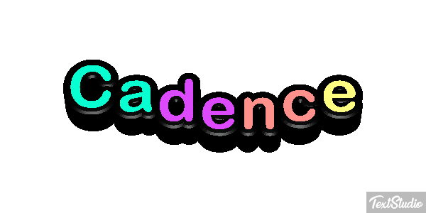 Cadence Efecto de texto