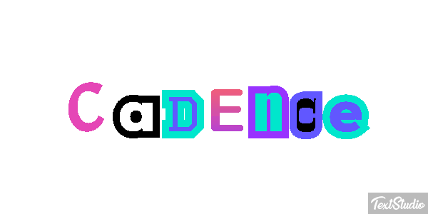 Cadence Efecto de texto
