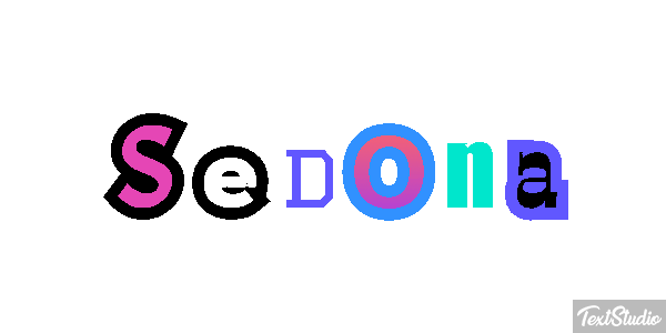 Sedona Efekt tekstowy