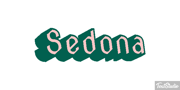 Sedona Efekt tekstowy