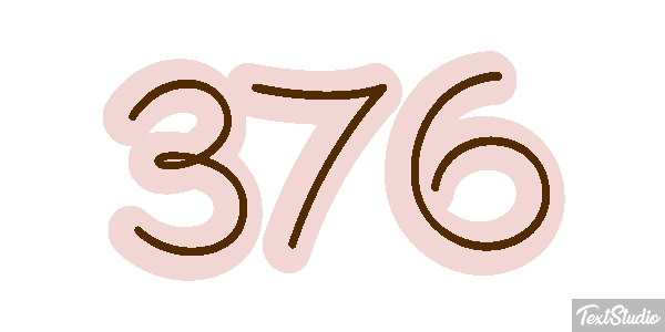 376 Texteffekt
