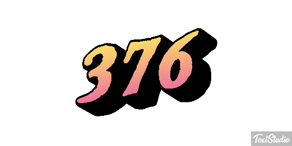376 Texteffekt
