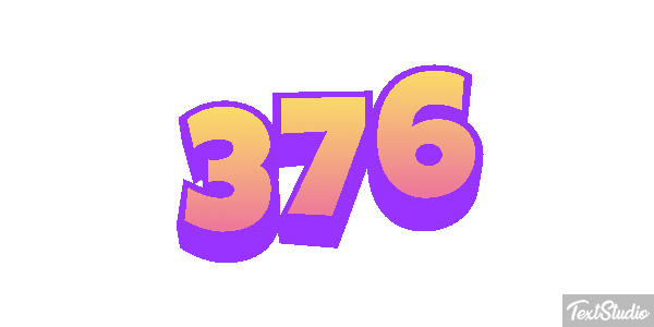 376 Texteffekt