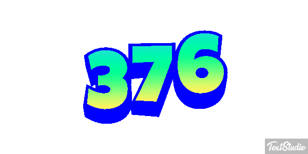 376 Texteffekt