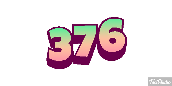 376 Texteffekt